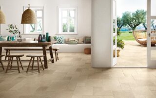 Esplora la nostra collezione di ceramica e gres per pavimenti. Soluzioni eleganti e resistenti per ogni ambiente.